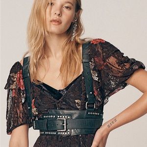 Free People Maya Harness Black
